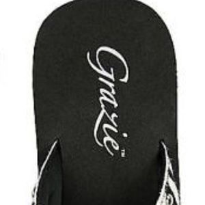 Grazie wedge sandals. Zebra print with jewels SZ8